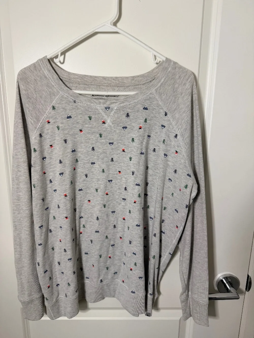 Eddie Bauer Light Weight Camping Graphic Sweatshirt, Grey, 2XL